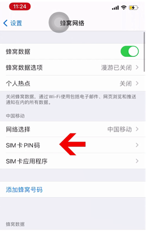 周村苹果14维修网分享如何给iPhone14的SIM卡设置密码 