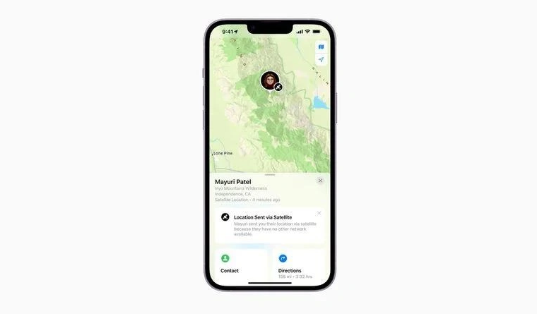 周村苹果14维修分享iPhone14系列中 FindMy功能通过卫星分享位置方法教程 