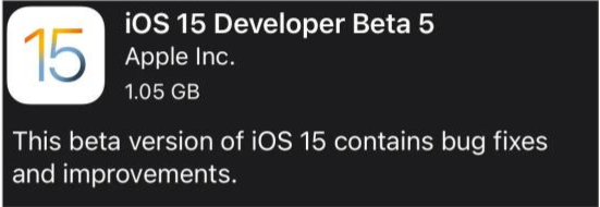 周村苹果手机维修分享如何升级到iOS15.0 beta5 
