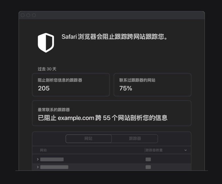周村苹果手机维修分享如何在 Safari 浏览器中查看和打开隐私报告 